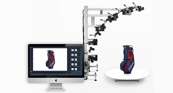 Matériel et logiciel de photographie de produits en 3D