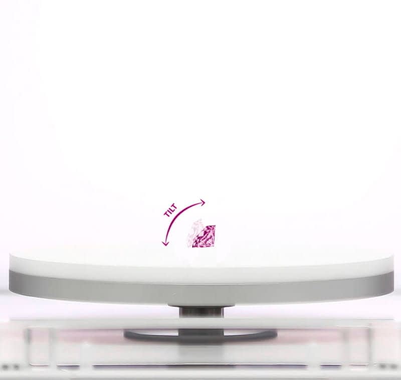 draaitafel voor edelstenen 360° animatie