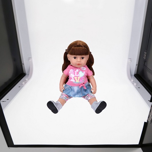 photo studio and software for toys photography