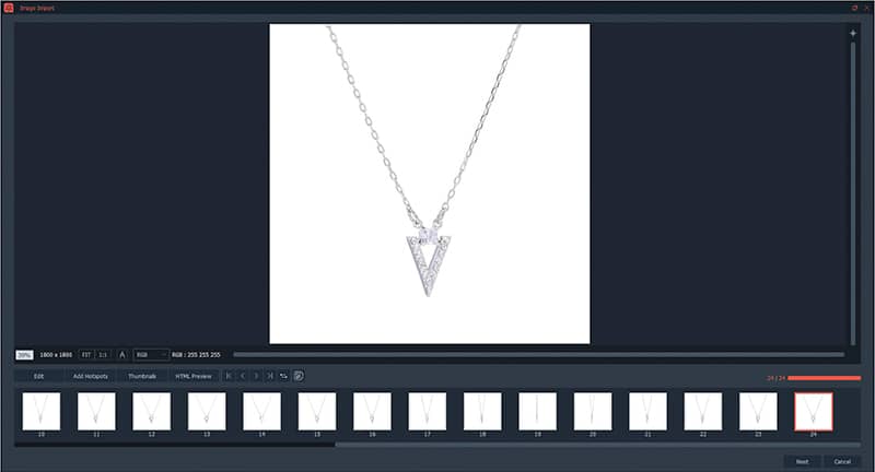 360 photography software for jewelry