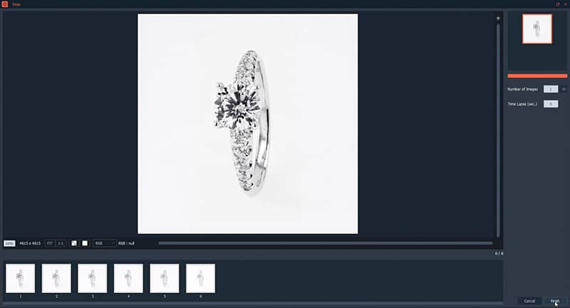 Automatic compilation of your ring photographs