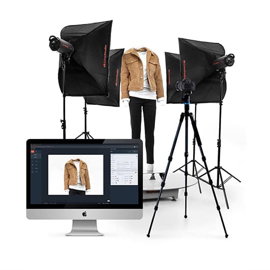 software-controlled photo studios for fashion photography