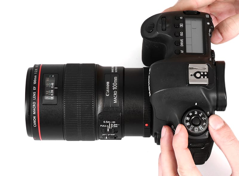Kameraeinstellungen fotografieren Schmuck camera on manual mode to use in PackshotCreator photo studios