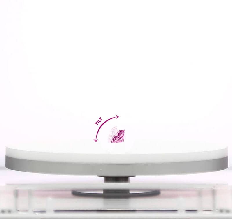 draaitafel voor edelstenen 360° animatie